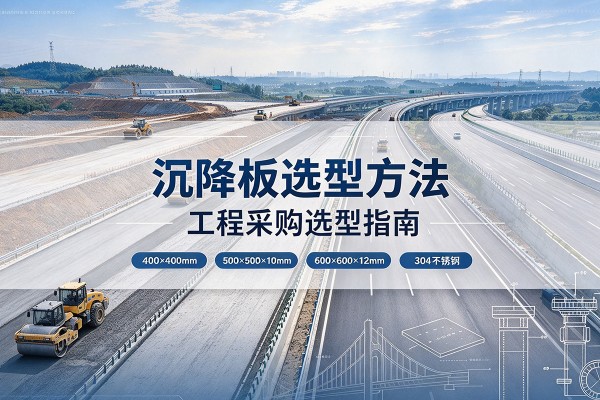 肃北沉降板选择方法