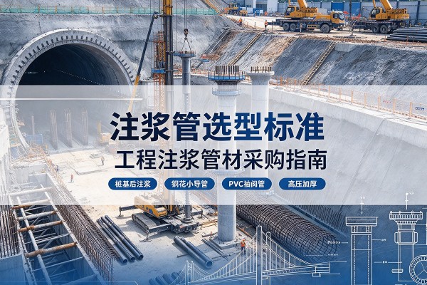 肃北注浆管选型标准