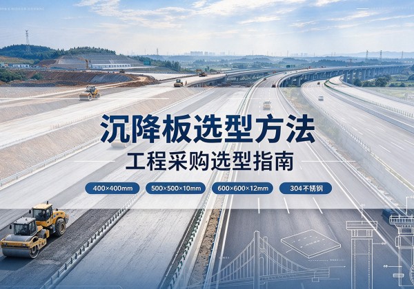 肃北沉降板选择方法